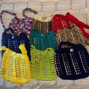 NEW Crocheted Bags with soda tabs-9